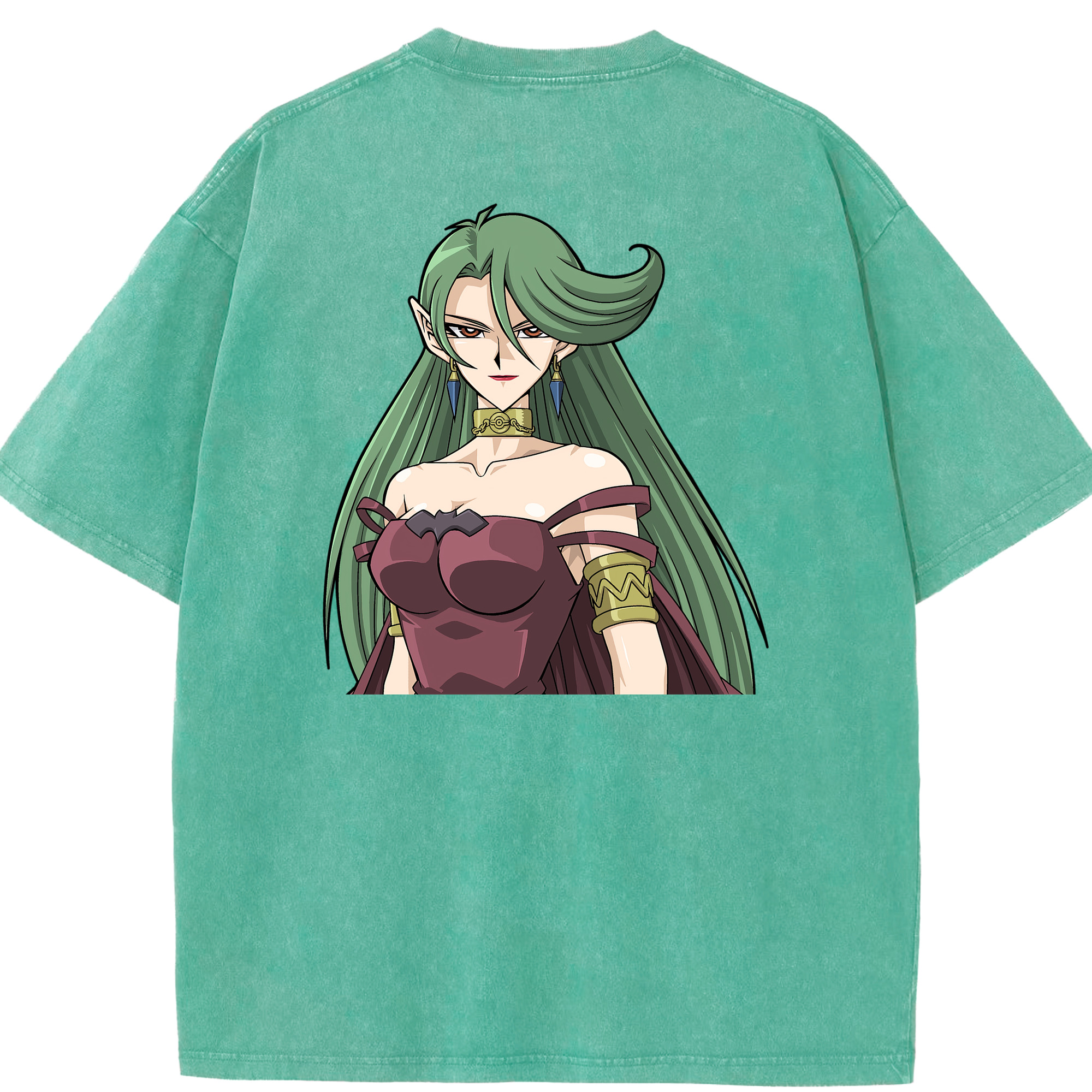 （画像用） 遊☆戯☆王 Yu-Gi-Oh! 綿100% ヴィンテージ風 半袖Tシャツ（背面プリント）